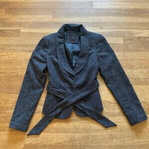 The Limited Gray two button lapel jacket blazer size extra small XS
b32